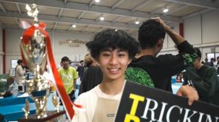 梶原善（18歳）トリッキングバトルオブ九州2022で優勝！